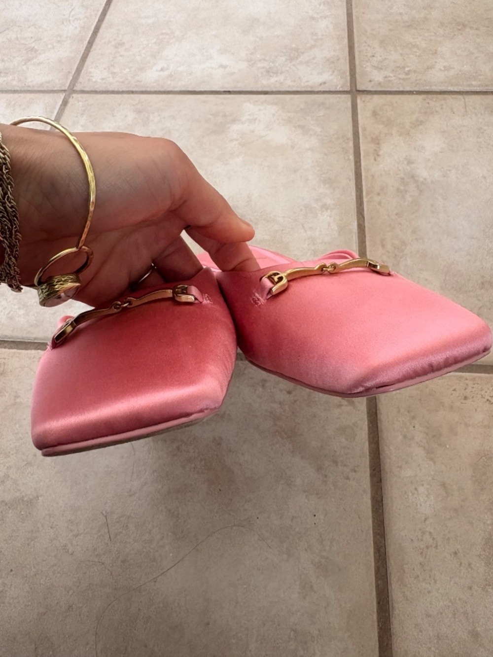 Today ONLY!! Sam Edelman pink satin mule - Picture 5 of 7